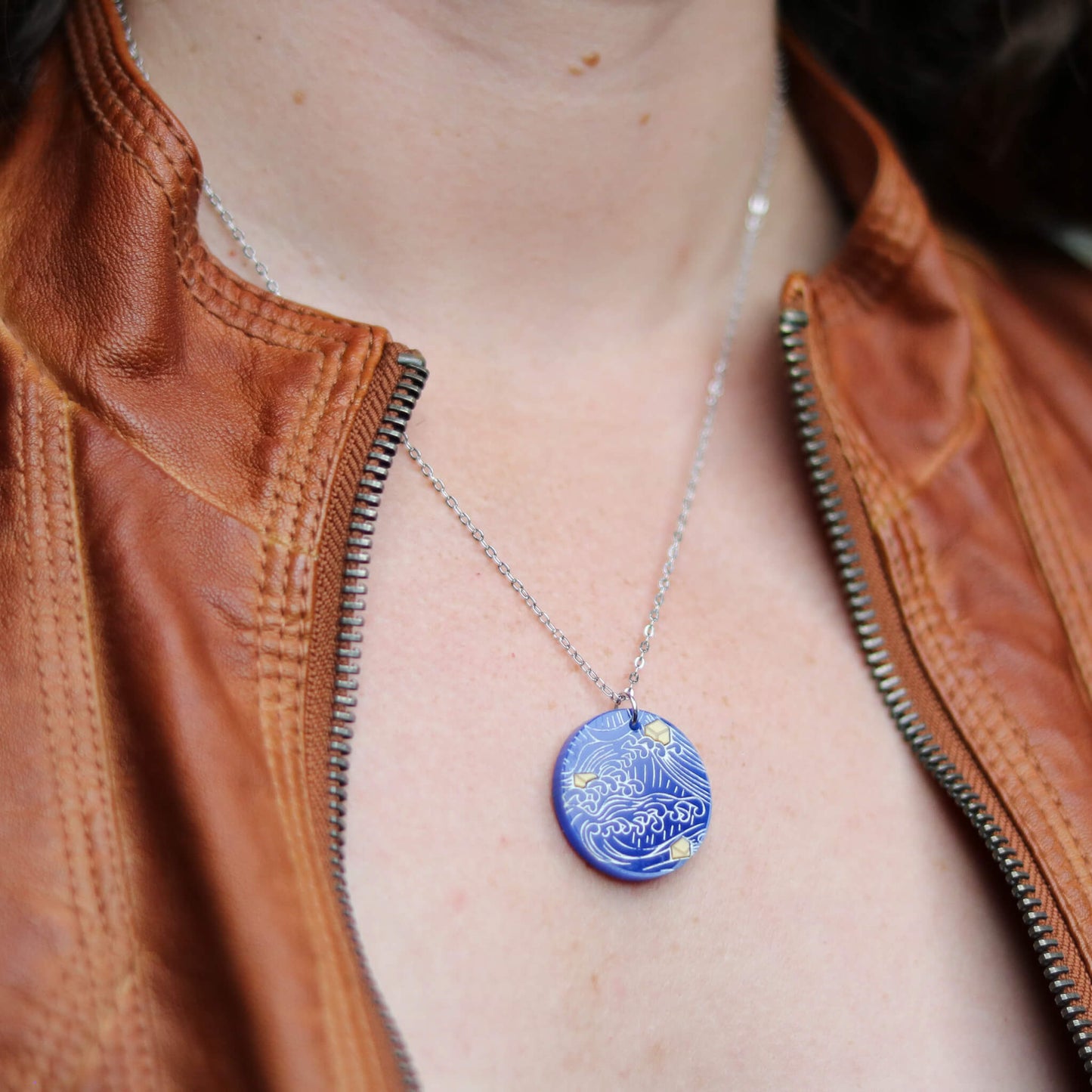 Tea in Boston Harbor Necklace