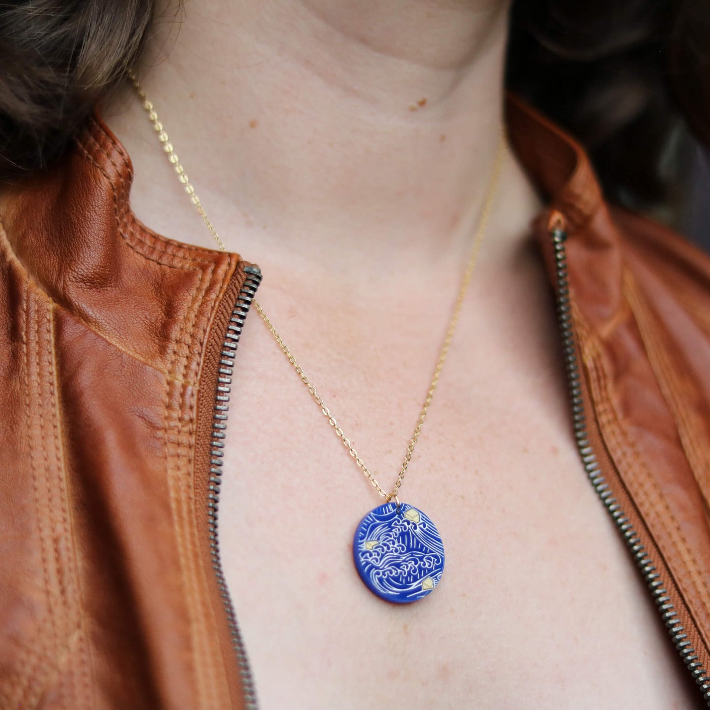 Tea in Boston Harbor Necklace